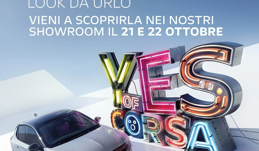 Nuova Opel Corsa – Open Weekend 21 e 22 Ottobre 2023 1 nuova opel