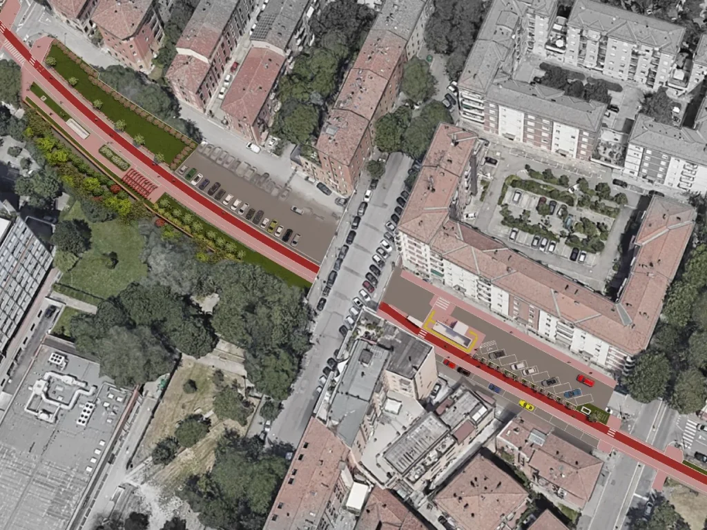 1718809537206 T1 02 Simulazione vista da ponte Bentivogli e nuova fermata Libia interrata.jpg.lg