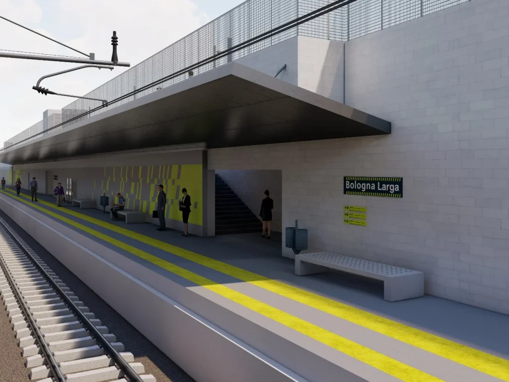 1718809641314 T2 06 Simulazione vista della fermata Larga tratto di ferrovia in trincea.jpg.lg