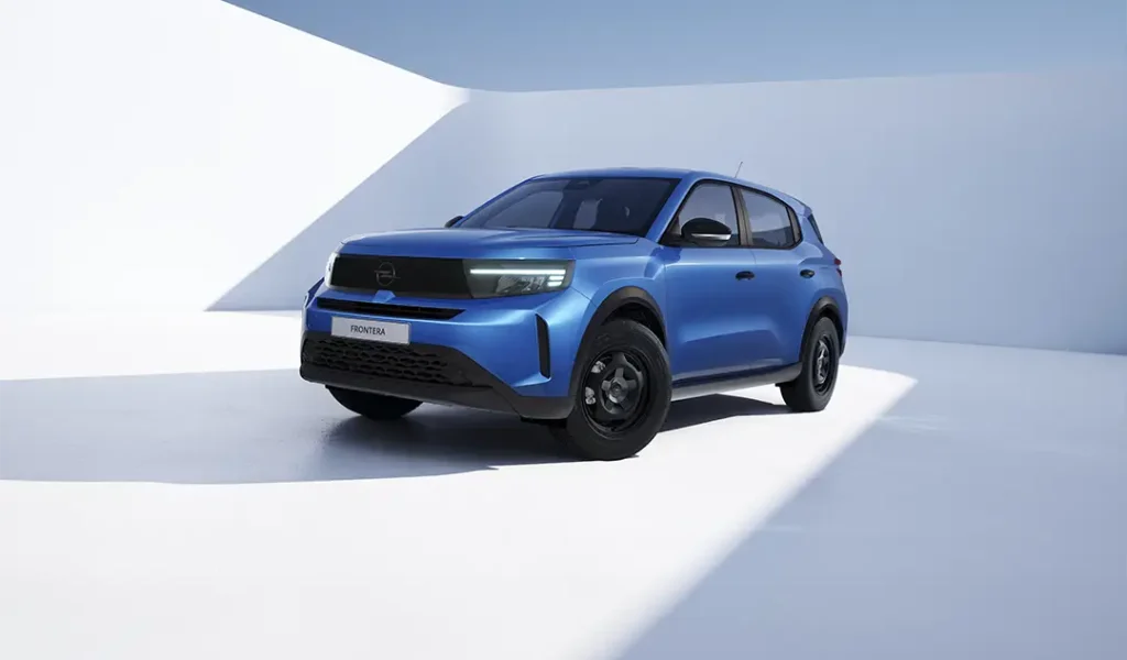 opel frontera turbo benzina di colore blu